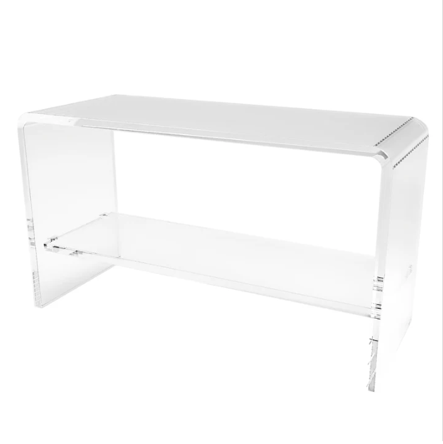 Stylish Clear Acrylic Shower Bench