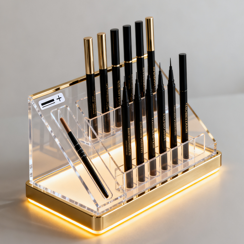 亚克力眼线笔和睫毛膏展示架