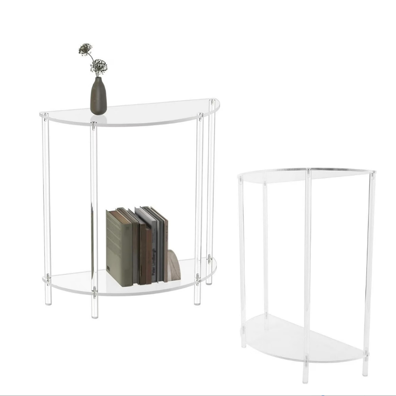 Home Decor Acrylic Corner Side Table